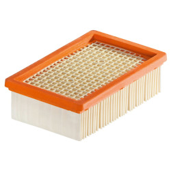 Filtru aspirator, Karcher 2.863-005.0, compatibil cu WD 4 / WD 5 / WD 6, cutat plat, aspirare umed-uscata, 200 x 125 x 60 mm