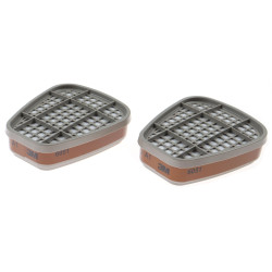 Filtru de vapori Marvel A1 3M 6051-S pentru masca / semimasca gama 6000, 2 buc / set
