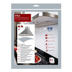 Filtru hota, textil, K&M, FTL 2, universal, alb, 47 x 57 cm
