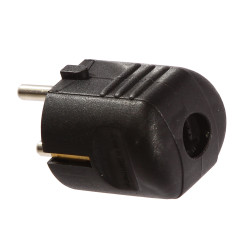 Fisa 44095L, contact de protectie, negru