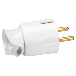 Fisa orientare cablu 050172, contact de protectie, 16A, alb