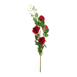 Floare artificiala 041, rosu, 88 cm
