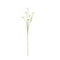Floare artificiala HT1735, alb, 80 cm