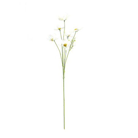 Floare artificiala HT1735, alb, 80 cm