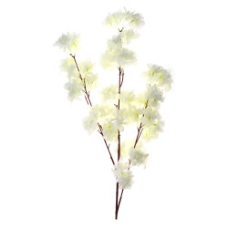 Floare artificiala XHY 0351, alb, 106 x 20 cm