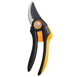 Foarfeca de gradina, pentru taiat crengi pomi, Fiskars Plus P521, 1057167, lama otel forjat, pas cu pas, 20.1 cm