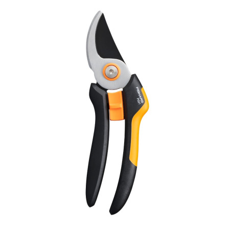 Foarfeca de gradina, pentru taiat crengi pomi, Fiskars Solid P321, pas cu pas, lama otel, 28.3 cm