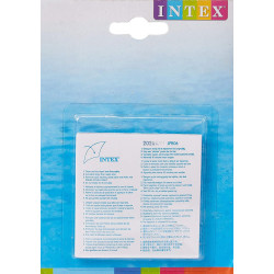 Folie autoadeziva pentru reparat piscine gonflabile, Intex 59631NP, 7 x 7 cm, 6 buc