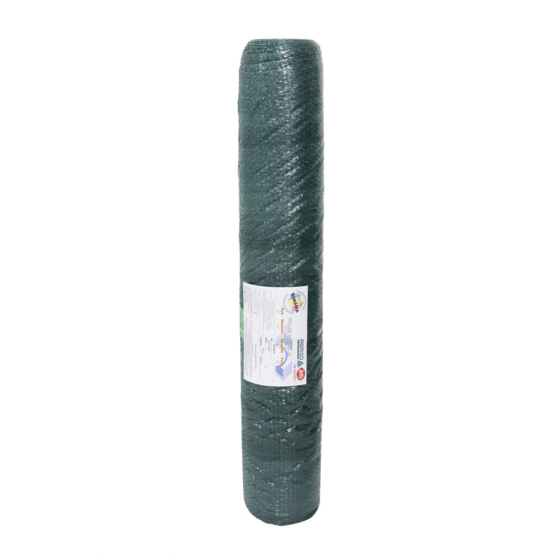 Folie cu bule mici Jiffy, verde, transparenta, grosime 3.2 mm, 40 gr/mp, 100 cm x 10 m