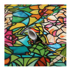 Folie geam autocolanta D-c-Fix Tulia, autoadeziv, multicolor, 0.45 m