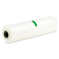Folie pentru aparat de vidat alimente, tip rola, Zass ZVSR 01, 22 x 500 cm, grosime 0.18 mm, rezistenta la caldura si frig, fara