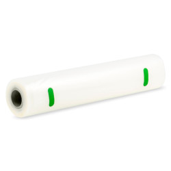 Folie pentru aparat de vidat alimente, tip rola, Zass ZVSR 02, 28 x 500 cm, grosime 0.18 mm, rezistenta la caldura si frig, fara