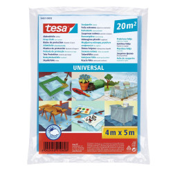 Folie protectie universala, tesa 56651, 0.007 mm, 4 x 5 m