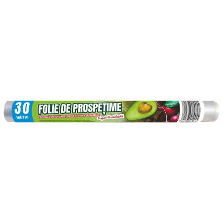 Folie stretch pentru alimente Misavan, transparent, 30 m