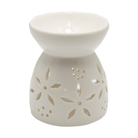 Aromatizor alb, Aroma Land, ceramica, 8 x 9.5 cm