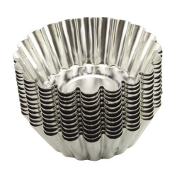 Forma de copt 0209, tabla 8.5 x 2.5 cm, set 12 bucati, cosulete mari
