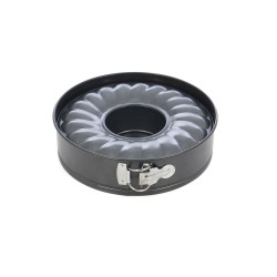 Forma de copt, FD 49000091, teflon, negru, diametru 25 cm, set 2 bucati