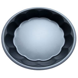Forma de copt Kasemi, cu acoperire teflon, rotunda, negru, 27.5 x 27.5 x 6 cm