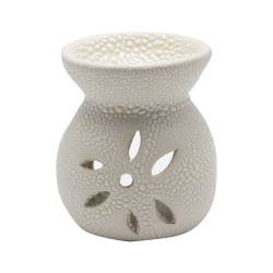 Aromatizor Flower, Aroma Land, ceramica, crem, 6.5 x 11 cm