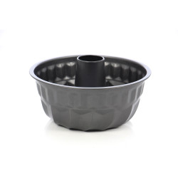 Forma de copt, otel cu acoperire teflon, conica, negru, 23 x 9 cm