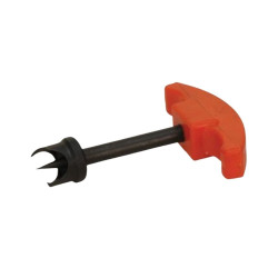 Freza manuala pentru gaurit conducte, pentru irigatii prin picurare, metal + plastic, D 16 mm