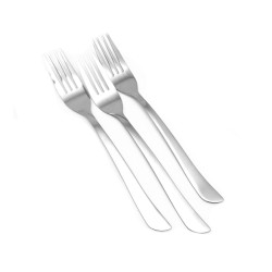 Furculita Kasemi 1101944, inox, 20.9 x 2.7 cm, set 3 bucati