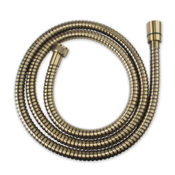 Furtun dus Ferro W34, flexibil, 1.5 m, bronz antichizat