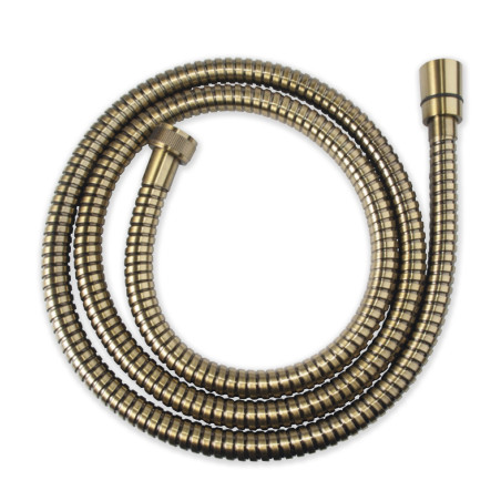 Furtun dus Ferro W34, flexibil, 1.5 m, bronz antichizat