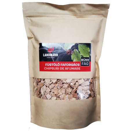 Aschii de afumare Landmann, lemn de fag, 500 g