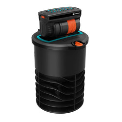Aspersor Gardena OS 140, telescopic oscilant, cu filtru de impuritati integrat, raza reglabila, 2 - 15 m