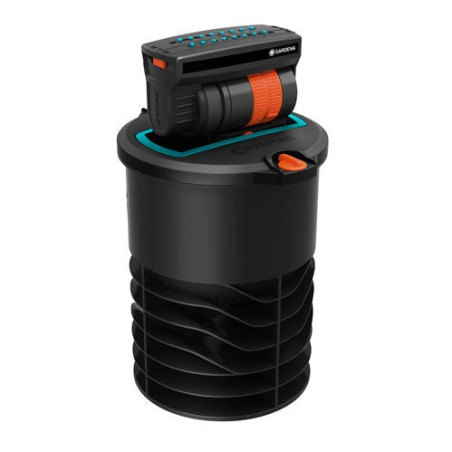 Aspersor Gardena OS 140, telescopic oscilant, cu filtru de impuritati integrat, raza reglabila, 2 - 15 m