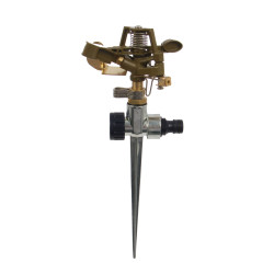 Aspersor Grunman DY1023, metal, cu tarus din zinc, 5 bar, raza 12 m