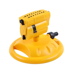 Aspersor Grunman mini DY7080, oscilant, plastic, 6 bar, reglabil 0 - 70 grade, lungime 18.5 m