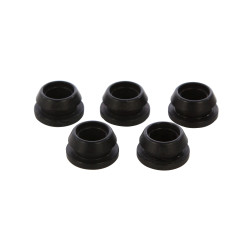Garnitura pentru banda sau tub pentru irigatii prin picurare, negru, cauciuc, 8 x 14 mm, set 5 buc