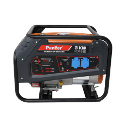 Generator de curent electric, monofazic, pe benzina, Panzer RD4910, 3 kW, 7 CP, cu AVR