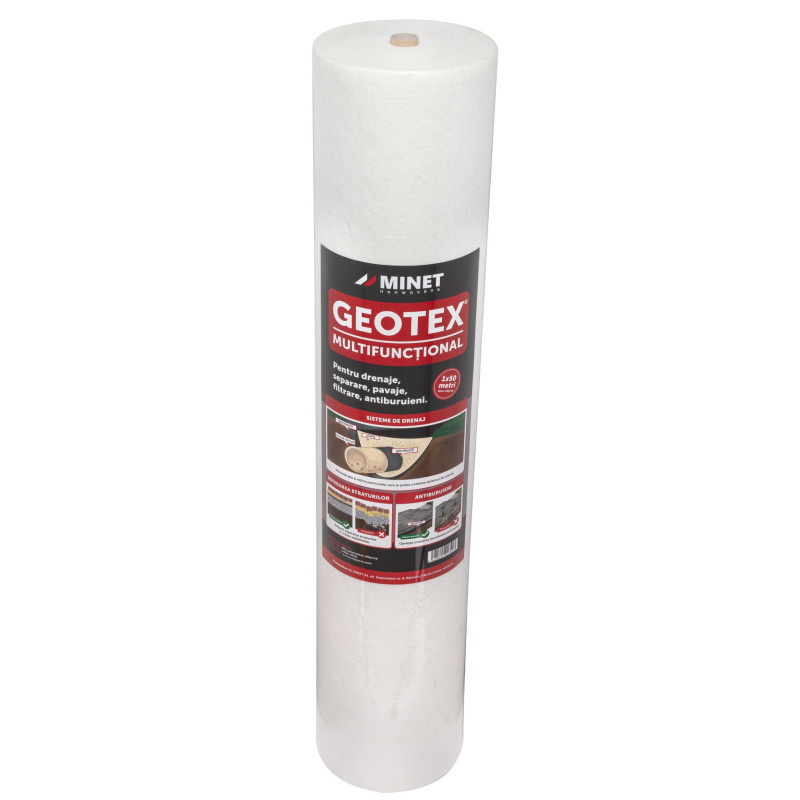 Geotextil Geotex, rola 100 gr/mp, 50 mp