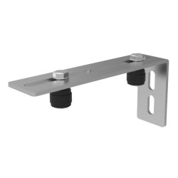 Ghidaj aplicat porti culisante, Midica, reglabil, pentru profil 0 - 100 mm, cu 2 role, otel, 300 x 40 mm