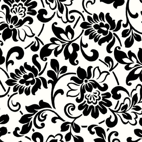 Autocolant decorativ, Gekkofix Heritage 10581, alb + negru, 0.9 m