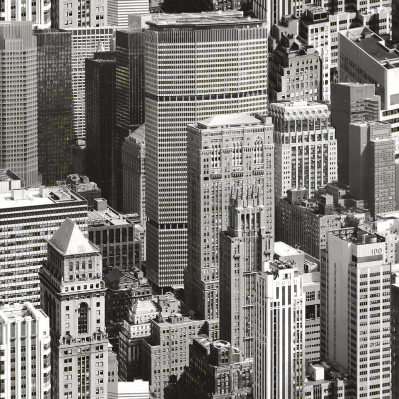 Autocolant decorativ Gekkofix Urban sky 11912, gri + negru, 0.675 m