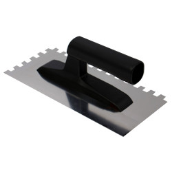 Gletiera inox Holzer 374, cu dinti de 10 mm, 27 x 13 cm