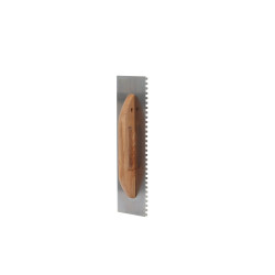 Gletiera inox Holzer, cu dinti de 8 mm, 48 x 13 cm