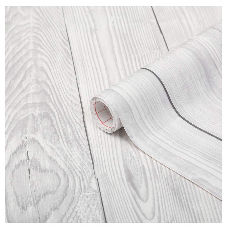 Autocolant lemn pentru mobila, D-c-Fix Shabby Wood 200-3246, alb / gri, 0,45 m