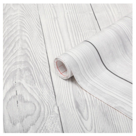 Autocolant lemn pentru mobila, D-c-Fix Shabby Wood 200-3246, alb / gri, 0,45 m