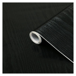 Autocolant lemn pentru mobila, furnir negru, D-c-Fix 5180-200, 0.9 m