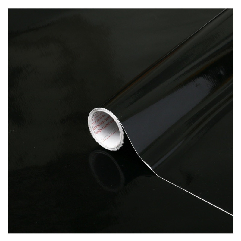 Autocolant unicolor D-c-Fix 1272-200, negru lucios, 0.45 m
