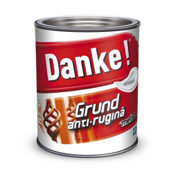 Grund pentru metal Danke, anti-rugina, interior / exterior, gri luminos, 0.7 L