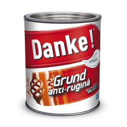 Grund pentru metal Danke, anti-rugina, interior / exterior, gri luminos, 2.5 L