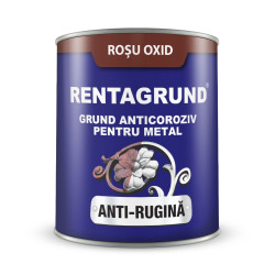 Grund pentru metal Policolor Rentagrund 5008, interior / exterior, rosu oxid, 0.75 L