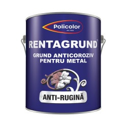 Grund pentru metal Policolor Rentagrund 5008, interior / exterior, rosu oxid, 4 L