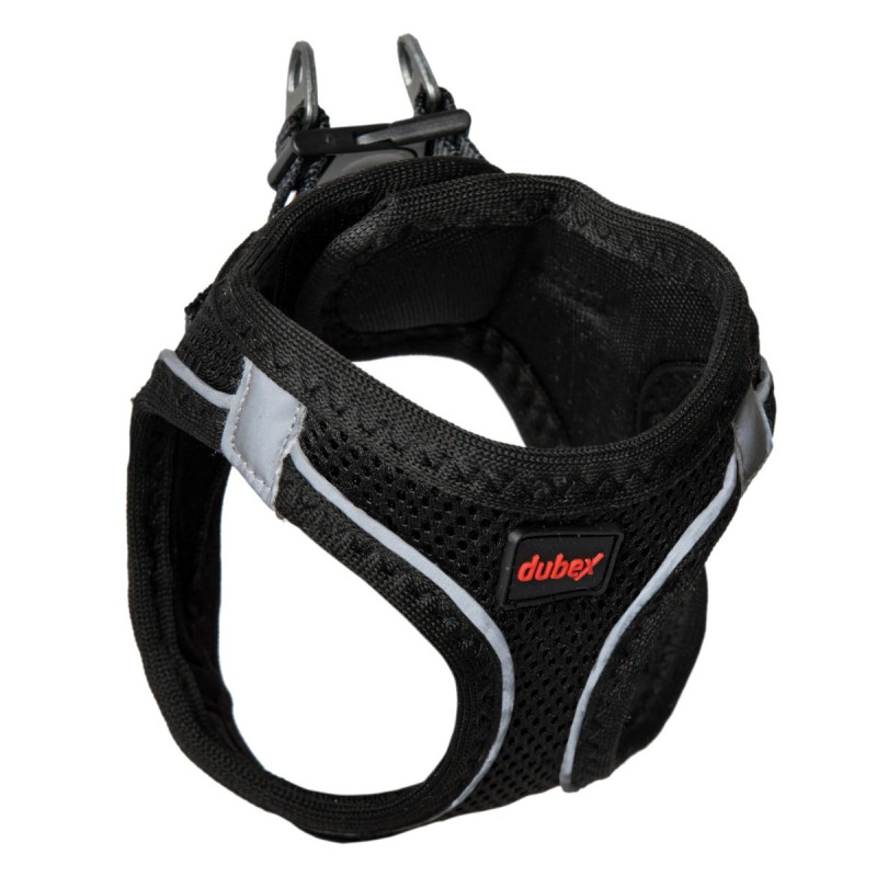 Ham caini talie mica, 4 Dog, material textil, negru, S, 36 - 44 cm
